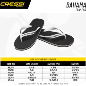 Cressi BAHAMAS FLIP-FLOPS BLACK 37/38