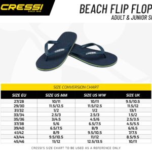 Cressi BEACH FLIP FLOPS BLACK 37/38