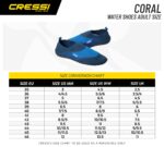 Cressi CORAL SHOES BLUE/AZURE 40