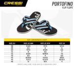 Cressi PORTOFINO FLIP-FLOP BLACK/LIGHT BLUE 43