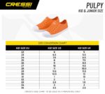 Cressi PULPY SHOES ORANGE/WHITE 25