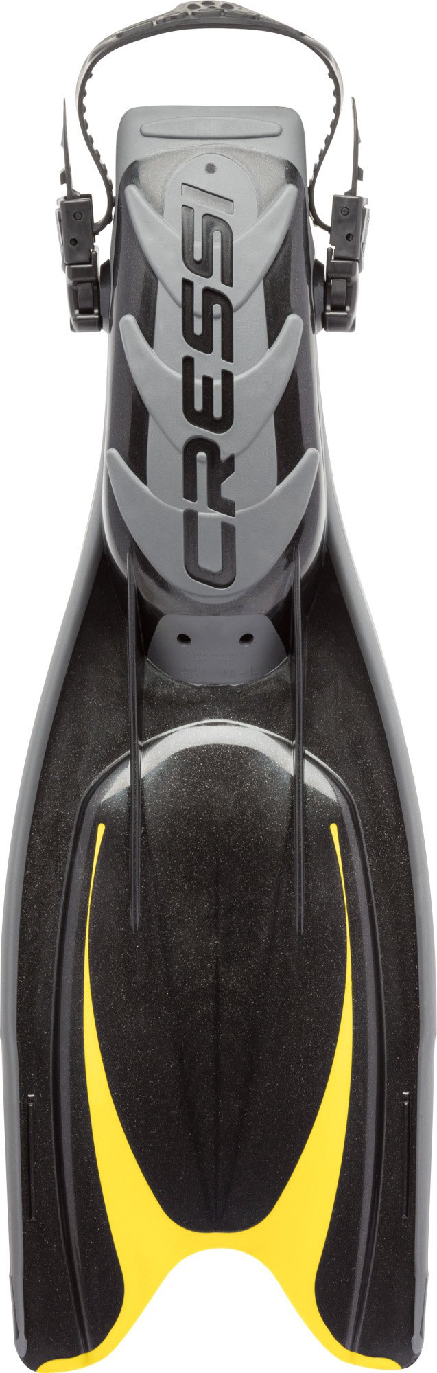 Cressi FROG PLUS FINS BLACK/YELLOW M/L - Image 3