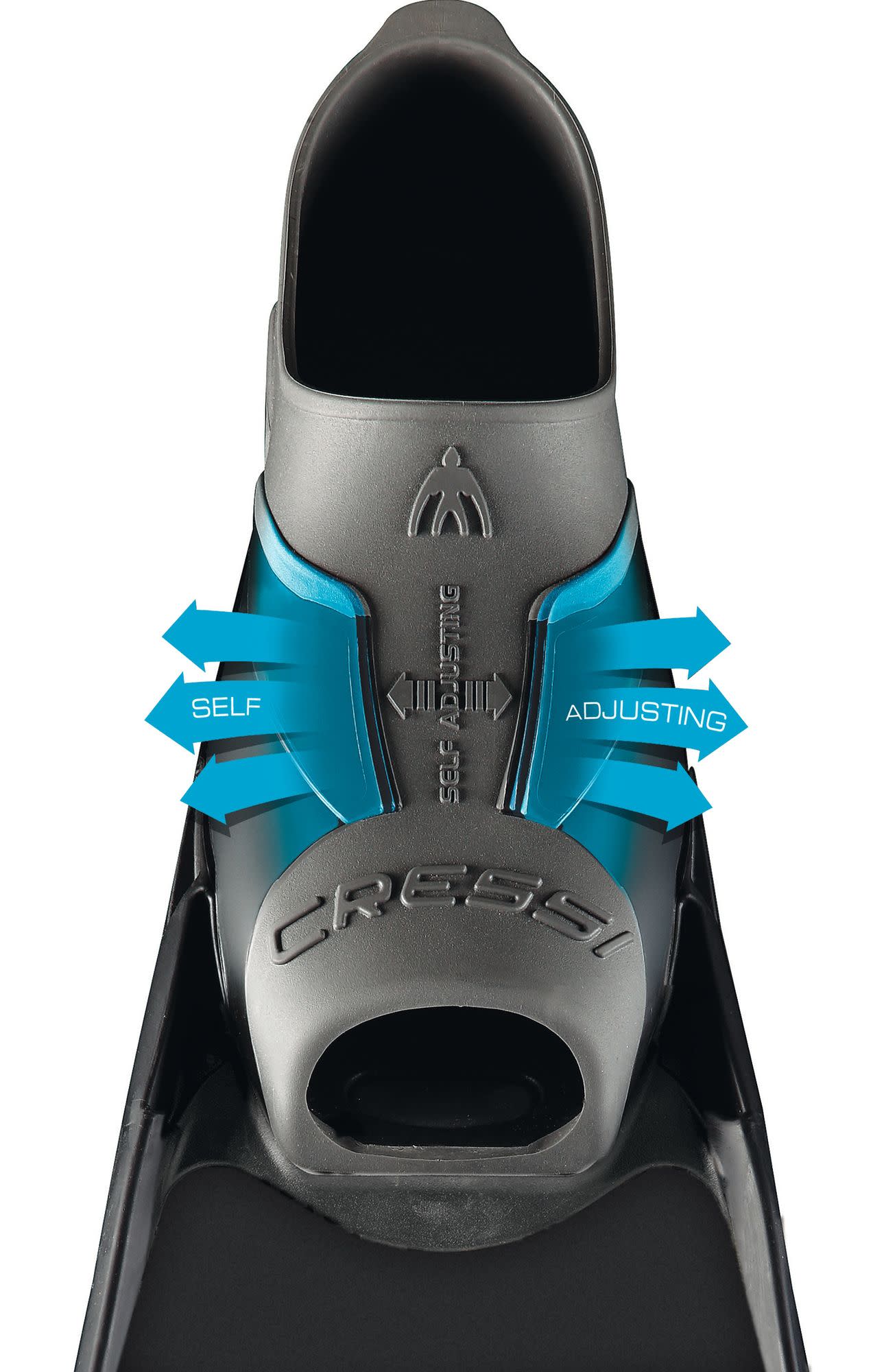 Cressi GARA MODULAR IMPULSE FINS BLUE METAL 44/45 - Image 5