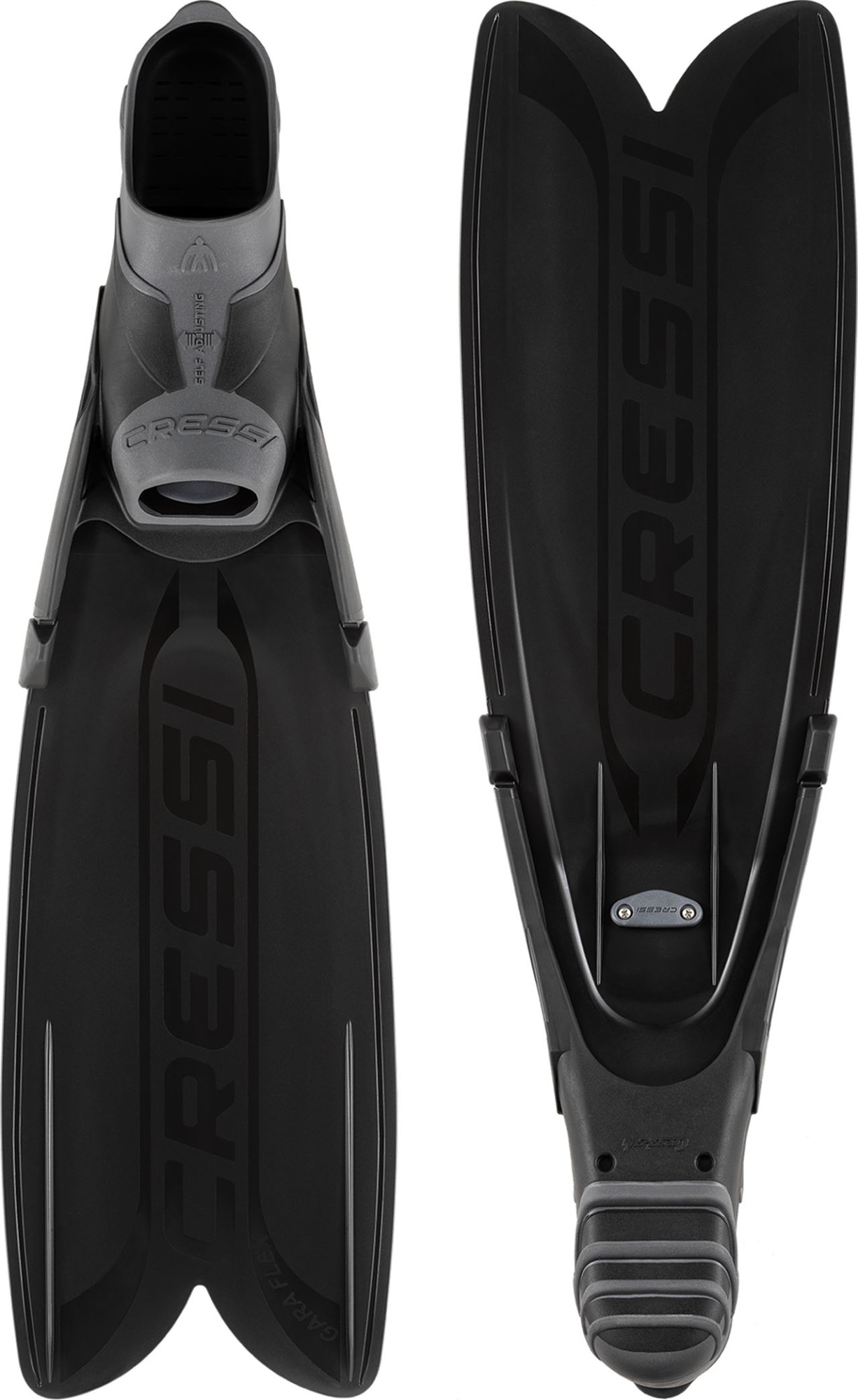 Cressi GARA TURBO FLEX FINS BLACK 38/39 - Image 3