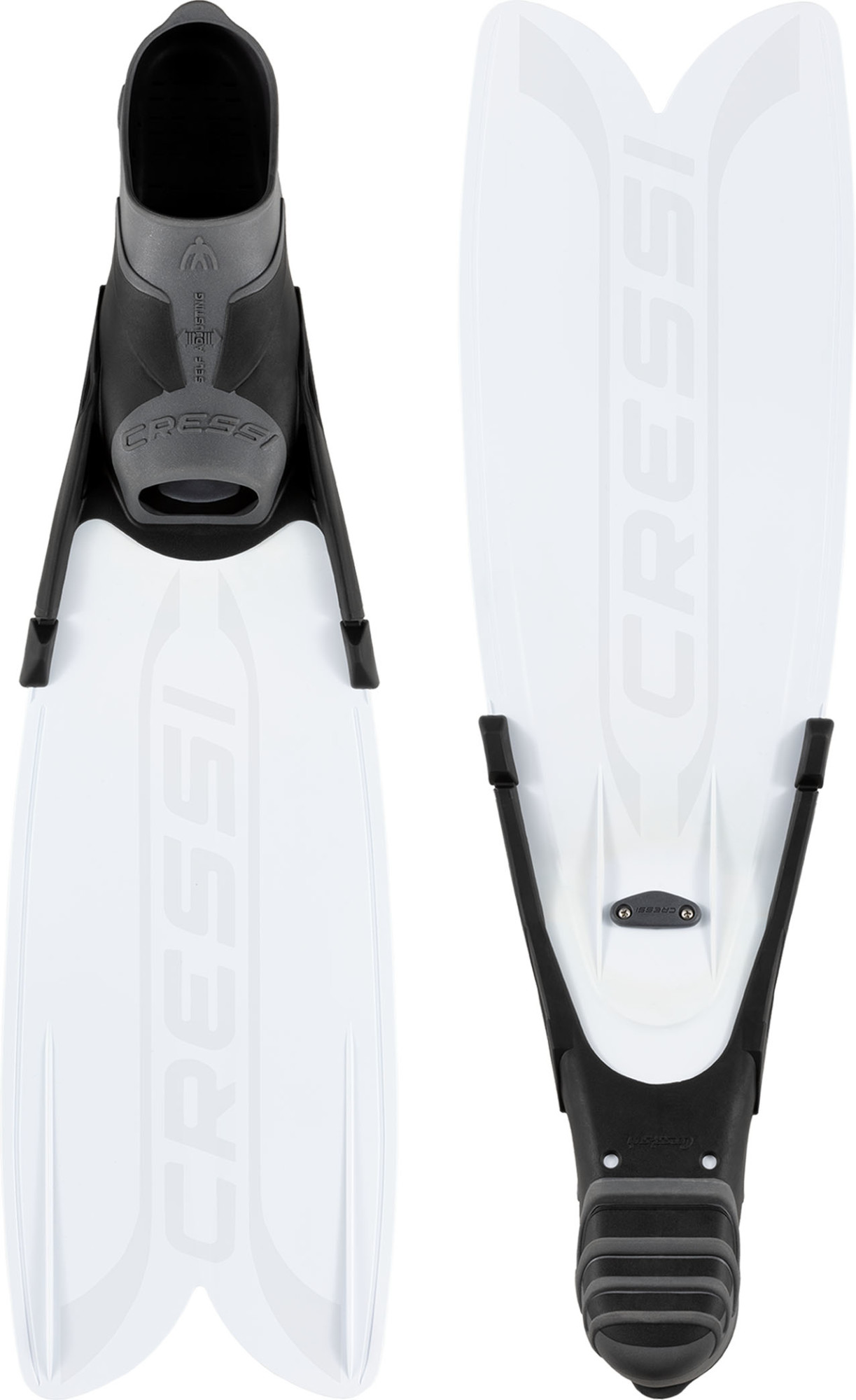 Cressi GARA TURBO FLEX FINS WHITE 36/37 - Image 3