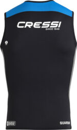 Cressi GUARDIAN MAN NEOPRENE ZIPPER VEST BLACK/BLUE 2mm 3XL/7