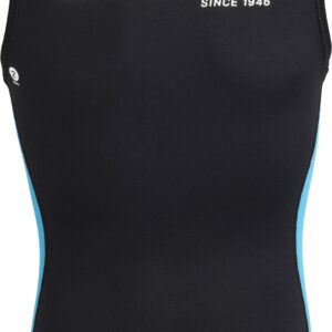 Cressi GUARDIAN LADY NEOPRENE ZIPPER VEST BLACK/AQUAMARINE 2mm L/4