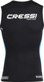 Cressi GUARDIAN LADY NEOPRENE ZIPPER VEST BLACK/AQUAMARINE 2mm M/3