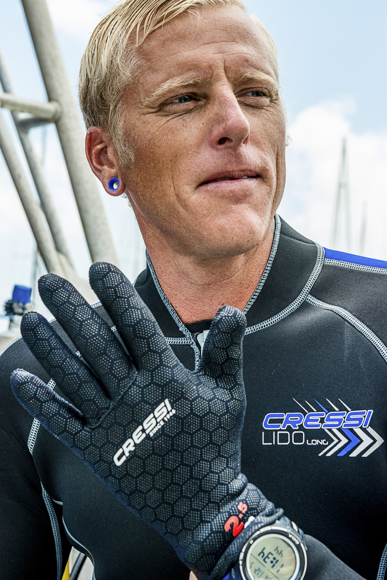 Cressi HIGH STRETCH GLOVES 2.5mm L - Image 14