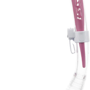 Cressi ITACA ULTRA DRY SNORKEL CLEAR/PINK