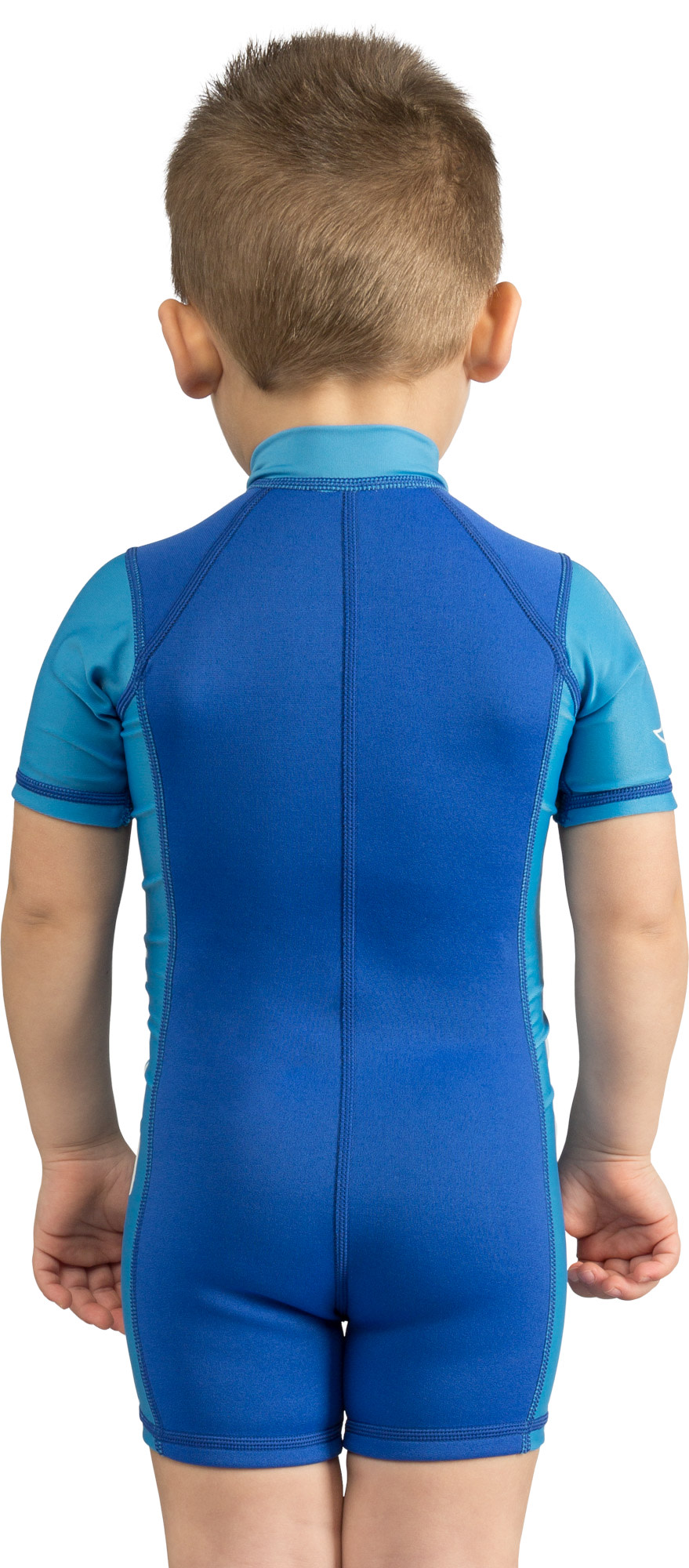 Cressi KIDS SHORTY WETSUIT SHORT SLEEVE BLUE Y 2 - Image 4