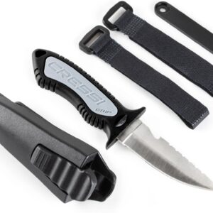 Cressi GRIP SMALL SCUBA KNIFE REGULAR TIP STEEL