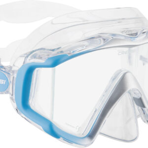 Cressi LIBERTY TRISIDE SPE MASK CLEAR/BLUE/SILVER