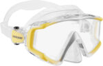 Cressi LIBERTY TRISIDE SPE MASK CLEAR/YELLOW/SILVER