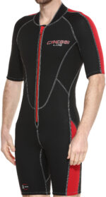 Cressi LIDO MAN SHORTY WETSUIT BLACK/RED 2mm XL/5