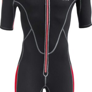 Cressi LIDO MAN SHORTY WETSUIT BLACK/RED 2mm 3XL/7