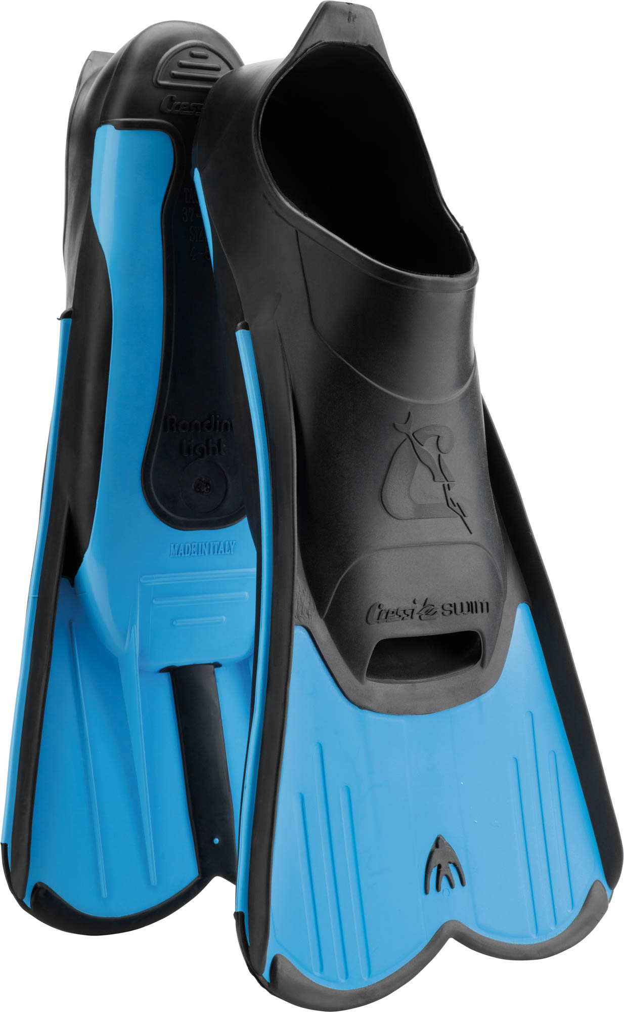 Cressi LIGHT FINS BLUE 43/44 (8.5/9.5) - Image 2