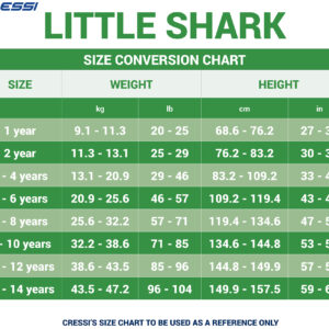 Cressi LITTLE SHARK JR SHORTY WETSUIT S/L BLACK/YELLOW 2mm Y 7/8