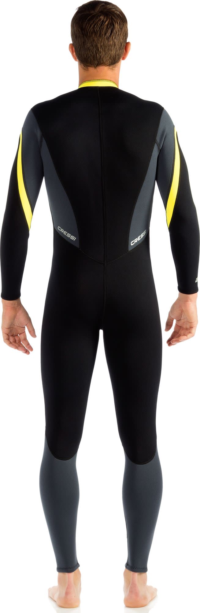 Cressi LUI MONOPIECE WETSUIT BLACK/YELLOW 2.5mm L/4 - Image 2