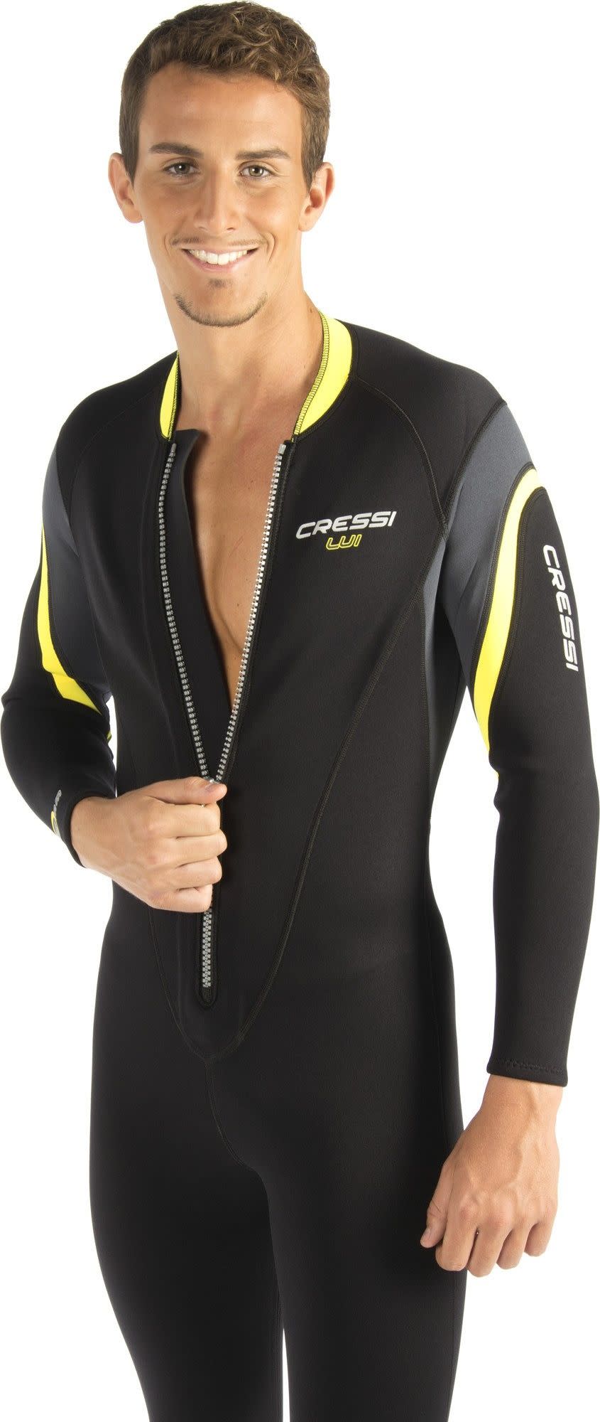 Cressi LUI MONOPIECE WETSUIT BLACK/YELLOW 2.5mm L/4 - Image 4