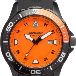 Cressi MANTA WATCH 100m BLACK BLACK ORANGE