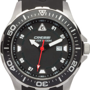 Cressi MANTA WATCH 100m BLACK BLACK SILVER CASE