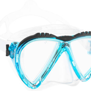 Cressi LINCE MASK SIL CLEAR/FRAME AQUAMARINE