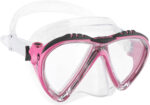 Cressi LINCE MASK SIL CLEAR/FRAME PINK