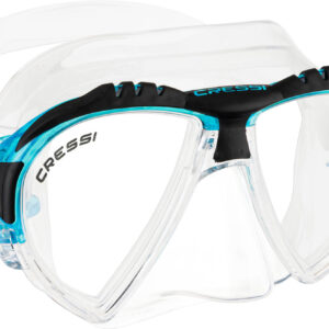 Cressi MATRIX MASK SIL CLEAR/FRAME AQUAMARINE