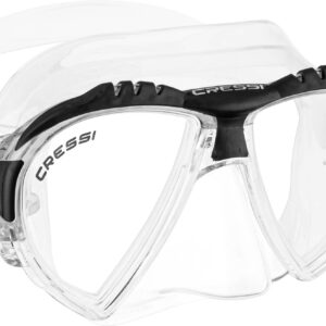 Cressi MATRIX MASK SIL CLEAR/FRAME BLACK