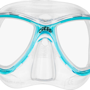 Cressi PERLA JR MASK CLEAR/AQUAMARINE