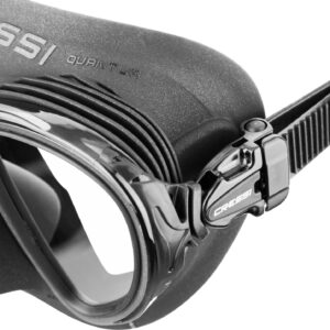 Cressi QUANTUM MASK BLACK/BLACK SPECTRA MIRRORED LENS SILVER