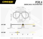 Cressi PERLA MASK CLEAR/PINK