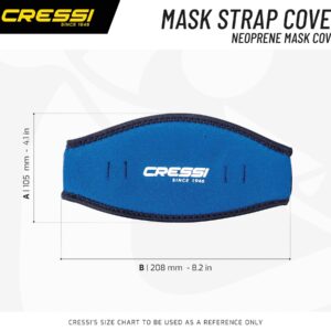 Cressi SIMPLY NEO MASK STRAP COVER - YELLOW/BLACK