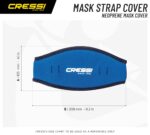 Cressi NEOPRENE MASK STRAP COVER YELLOW