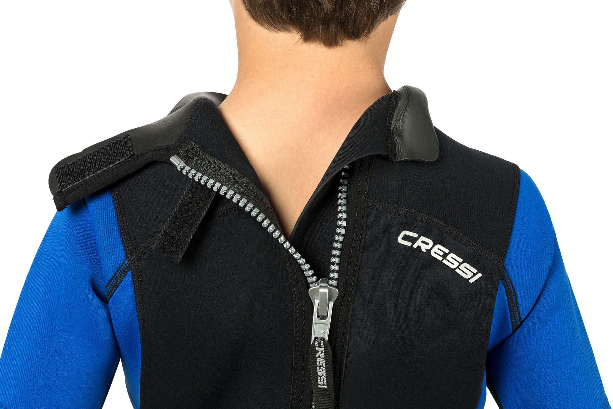 Cressi MED X JR SHORTY WETSUIT BLACK/BLUE 2.5mm XL (age 14/15) - Image 11