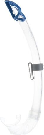 Cressi MEXICO SNORKEL SIL. CLEAR/TUBE BLUE