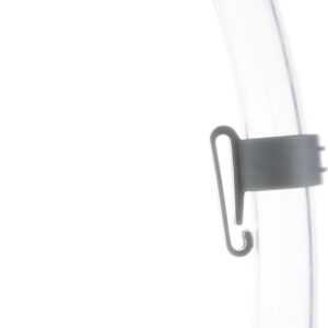 Cressi MEXICO SNORKEL SIL. CLEAR/TUBE BLUE