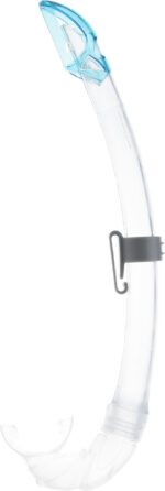 Cressi MEXICO SNORKEL SIL. CLEAR/TUBE AQUAMARINE