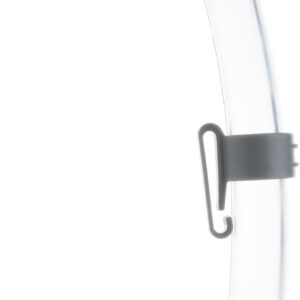 Cressi MEXICO SNORKEL SIL. CLEAR/TUBE AQUAMARINE