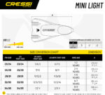 Cressi MINI LIGHT FINS AZURE 29/31
