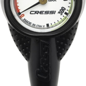 Cressi MINI SPG w/ RUBBER HOUSING VALE 300 C WHITE (BAR)
