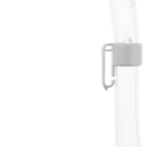 Cressi MINIDRY SNORKEL SIL. CLEAR/TUBE PINK