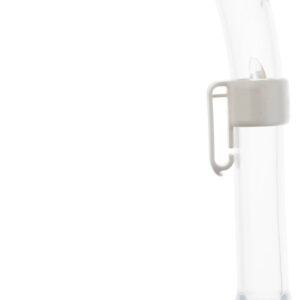 Cressi MINIDRY SNORKEL SIL. CLEAR/TUBE YELLOW