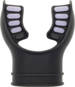 Cressi SILICONE MOUTHPIECE 2 TONE BLACK/GREY