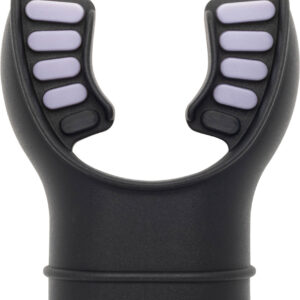 Cressi SILICONE MOUTHPIECE 2 TONE BLACK/GREY
