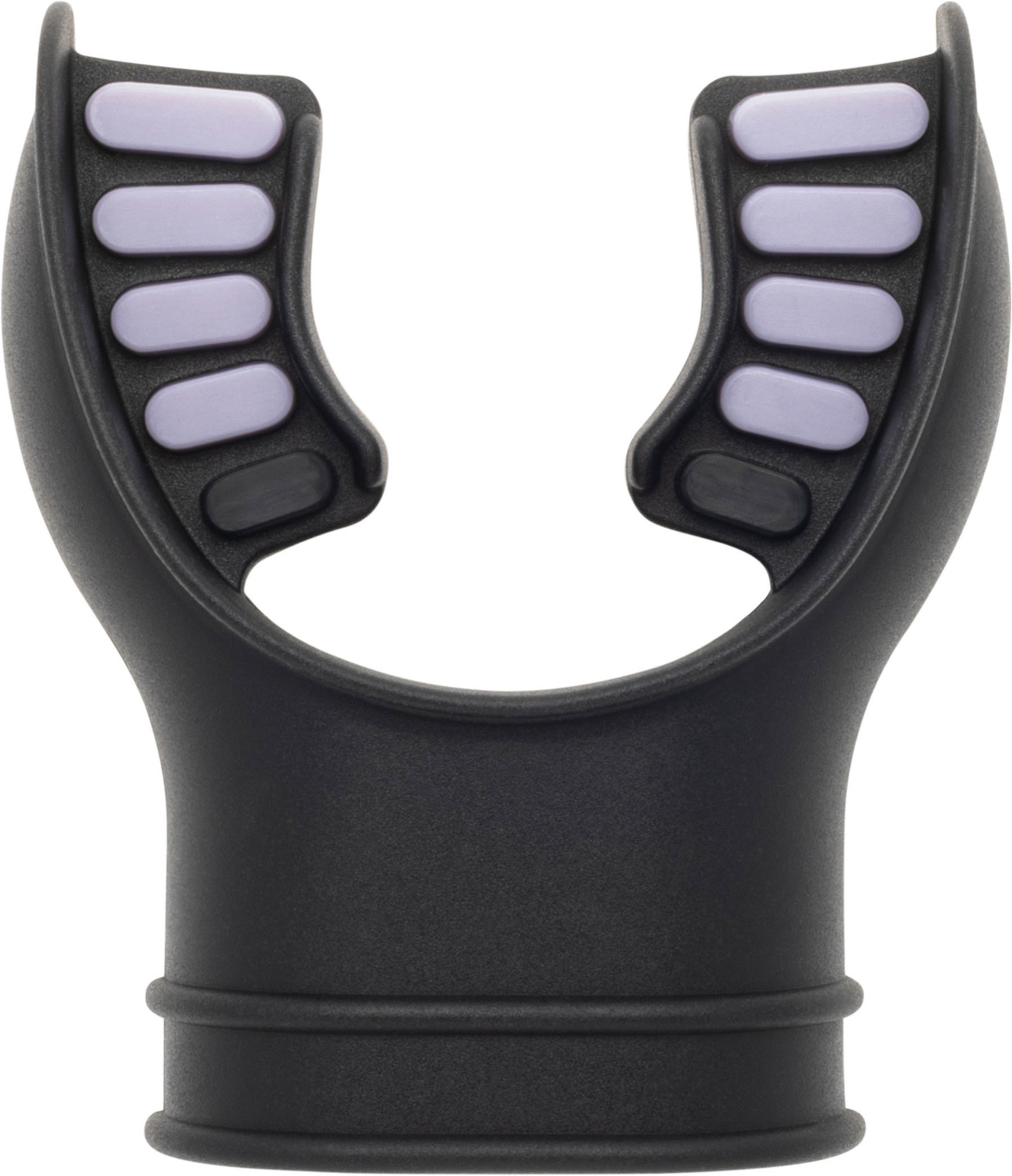 Cressi SILICONE MOUTHPIECE 2 TONE BLACK/GREY