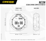 Cressi NEON WATCH COMPUTER GREEN