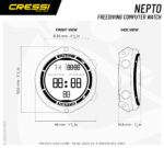 Cressi NEPTO WATCH COMPUTER BLUE