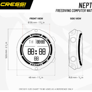 Cressi NEPTO WATCH COMPUTER BLUE